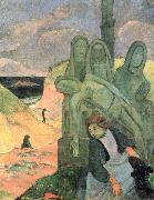 Paul Gauguin The Green Christ USA oil painting artist